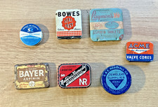 Lot of 7 Small Collectible Advertising Tins-R...