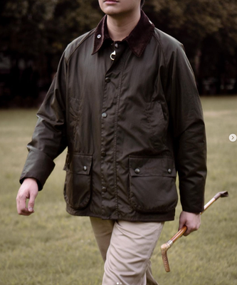 BARK ~ Barbour Men's Classic BEDALE Waxed Jacket MSRP$495 ~ made BARK ~ Barbour Men's Classic BEDALE Waxed Jacket MSRP$495 ~ made