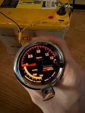 Apexi Black 60mm Boost Gauge Meter Rare For Gtr Hks Defi Greddy Jdm 90s R33 Rx7