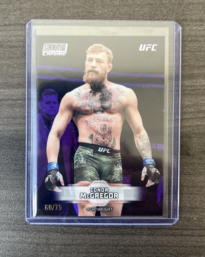 2026 Topps Stadium Club UFC Conor McGregor #CB-5 Purple Refractor /75
