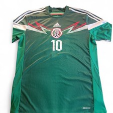 RETRO ADIDAS MEXICO NATIONAL TEAM JERSEY - PERSONALIZED "KIKE #10" - MEDIUM