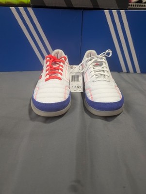 Adidas Men's Shoe (11.5), Top Sala Competition (IG8763), White/Lucid Blue/Solar