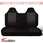 Truck Seat Cover Front Solid Bench Seat Covers with Ford F-150 1999-2004-Black