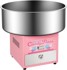 Electric Candy Cotton Machine for Kids Commercial Maker 20" Stainless Steel Bowl