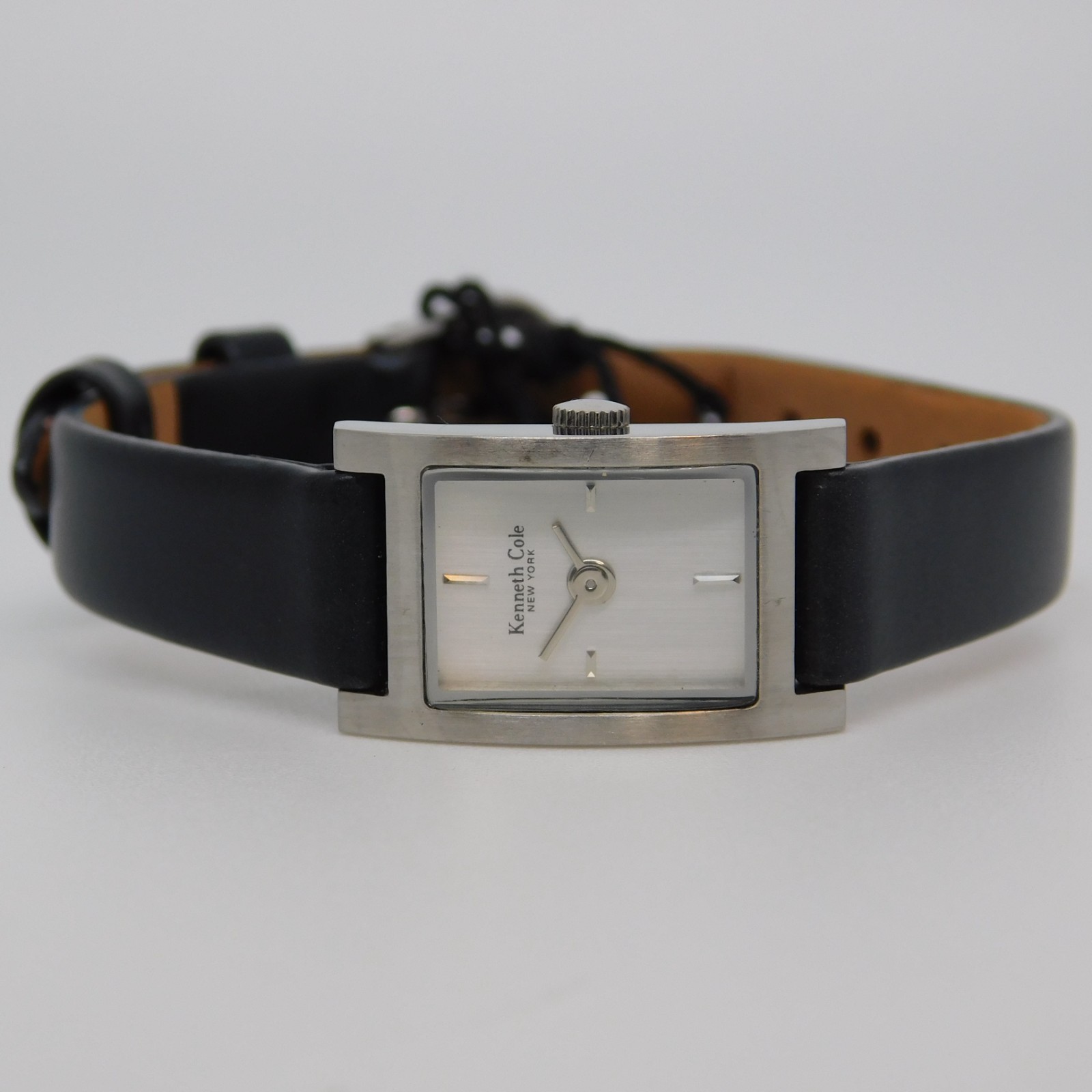 KENNETH COLE New York KC2113 Genuine Leather Quartz Women's Watch New Battery