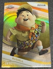 2025 Topps Chrome Disney RUSSELL UP Gold Refractor /50