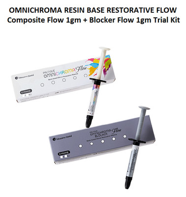 OMNICHROMA FLOW ONE SHADE Resin Based Dental Restorative Composite + Blocker