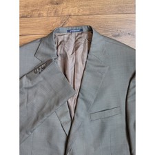 NWT 795 Hart Schaffner Marx Men Gray Houndstooth 100 Worsted Wool Blazer