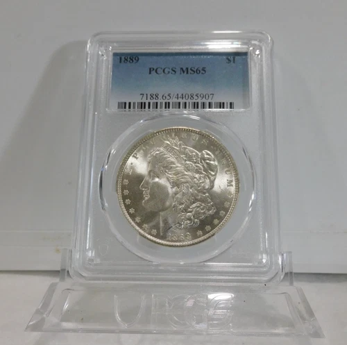 1889-P  MORGAN Silver Dollar, PCGS MS-65!