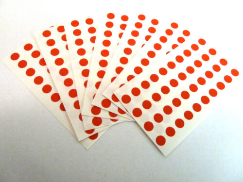 6mm Round dot Stickers Coloured Circles Small Circular Sticky Labels 32 colours - Picture 20 of 33