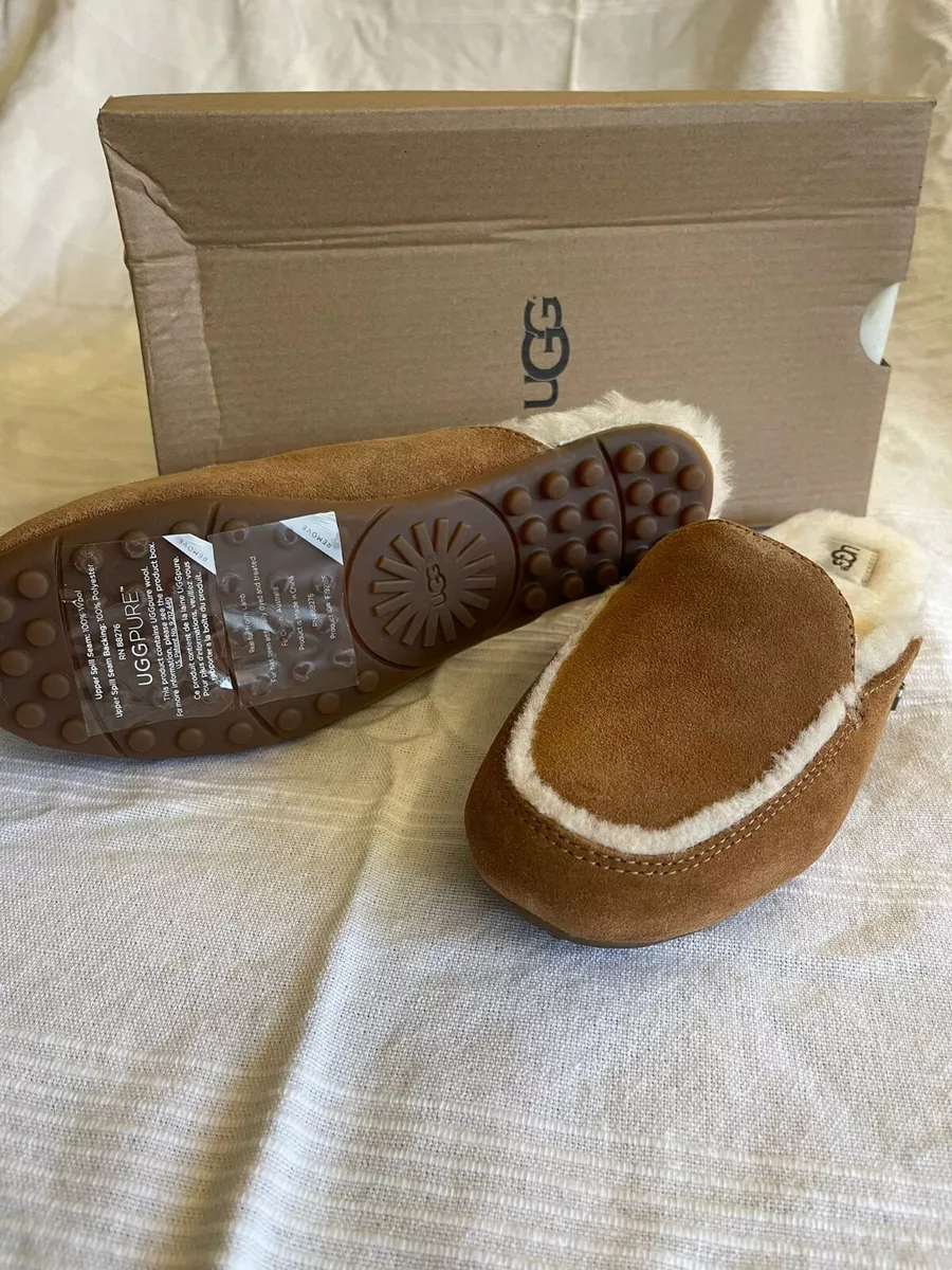 UGG Lane Slide Slippers Chestnut Size 5 eBay