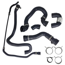 For BMW 135i 335i 335xi 2007-2010 6Pcs Radiator Coolant Water Hose Pipe Kit