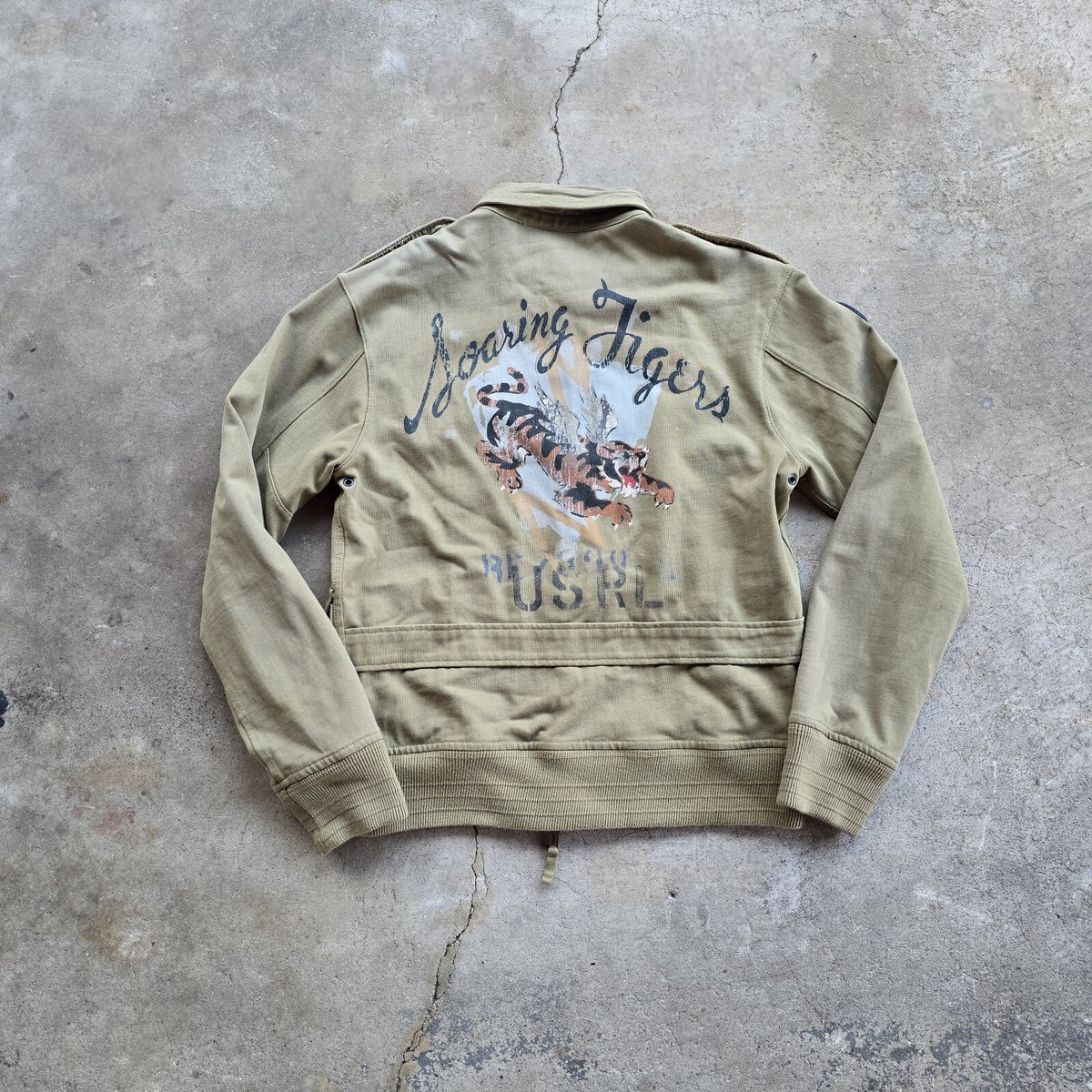 Polo Ralph Lauren✨ミリタリージャケット　タイガー　ワッペン　L Polo Ralph Lauren✨ミリタリージャケット タイガー ワッペン L
