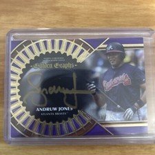 2023 Andruw Jones 5 Star Golden Graphs Auto Ser# 18/25 - Braves