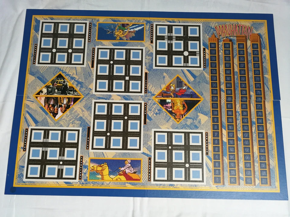 Manhattan Hans im Glück Brettspiel 90er retro vtg geprüft komplett Material TOP - Bild 4 von 4