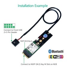 NGFF M.2 Key A to Key M Adapter
