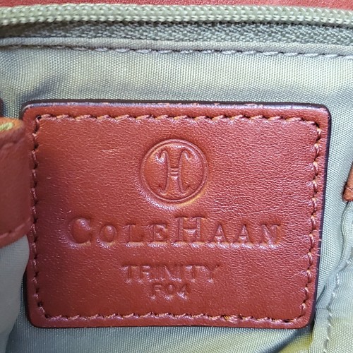 Bolso de Mano Cole Haan Cuero Marrón Caramelo Trinity F04 Bolso de Hombro Cartera - Imagen 10 de 12