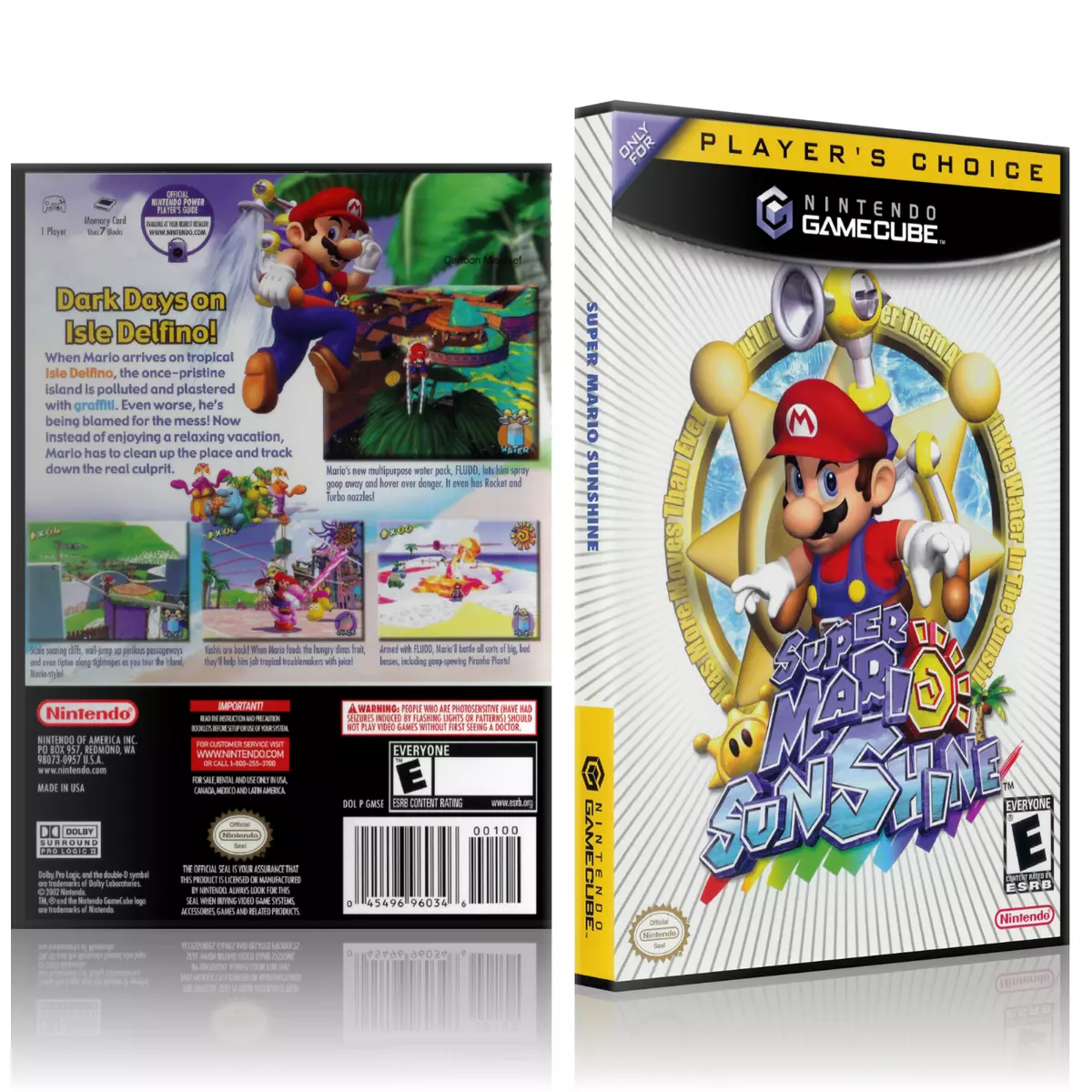 Super Mario Sunshine (Player's Choice GameCube  