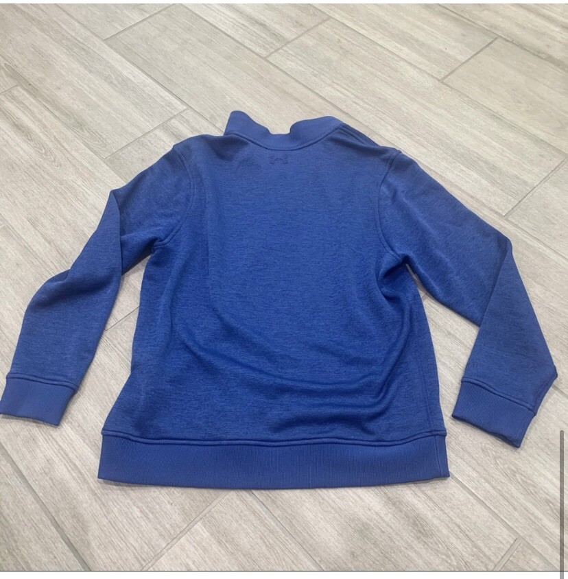 under armour blue pullover size medium - image 7