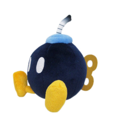 Little Buddy Super Mario Bros Bob Omb 6''  Stuffed Animal Plush Doll Toy gift