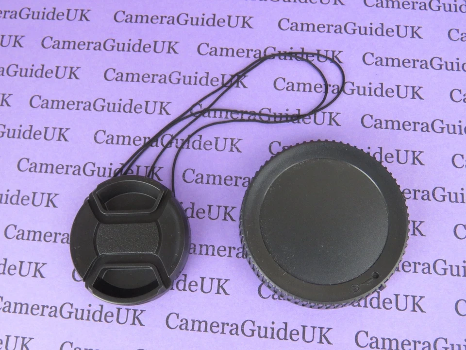46mm Centre Pinch Front Lens Cap and Rear Lens Cap for Nikon Z 46mm lenses - Image 2 of 3