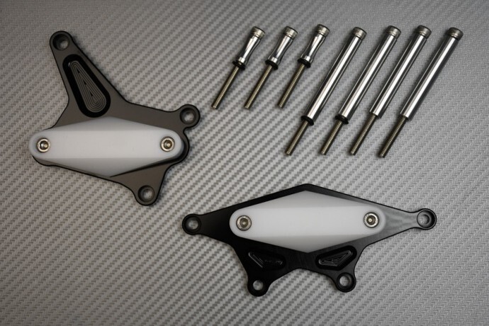 Cache protection carter moteur Honda CBR 500 R 2013 2014 2015 noir