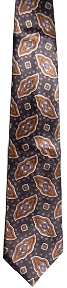 John Weitz Men's Polyester Tie 57.5" X 3.75" Multi-Color Geometric - Image 2 of 3
