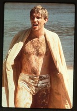September 30, 1955 Richard Thomas Barechested risque bulge Original Transparency
