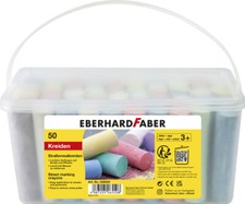 EBERHARD FABER Straßenmalkreide 50er Kunststoffeimer