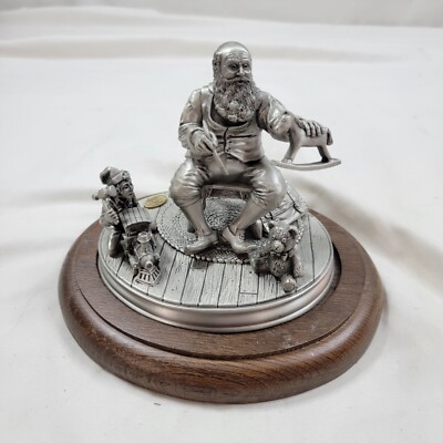 FORT 1991 Pewter Santa's Workshop Limited Edition A Christmas Classic Pre Owned