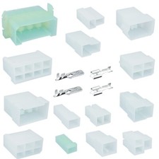 KFZ Auto Stecker Set AMP Fastin-Faston 1,0 - 2,5 mm² 6,3 mm Kontakte verbinder