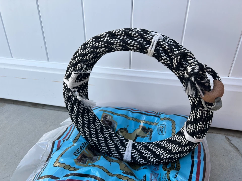 CUERDA CHARRO CABALLO SILLA DE MONTAR. REATA PARA LAZAR. CHAVINDA. CUERDA DE LASSO SOGA CHARRA Foto 3 de 4