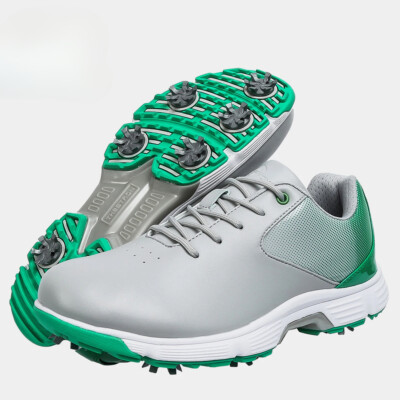 Professional Men's Golf Flats Shoes Waterproof and Anti Slip Golf Training Shoes