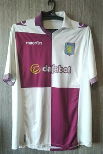 ASTON VILLA 2013-14 AWAY SOCCER SHIRT FOOTBALL JERSEY AVFC ...