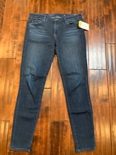 Adriano Goldschmied Dark Wash Legging Ankle Super Skinny Denim Blue Jean Sz 28R