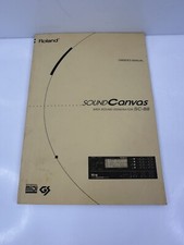 Vintage 1994 Roland Sound Canvas Midi Sound Generator SC-88 Owners Manual HTF