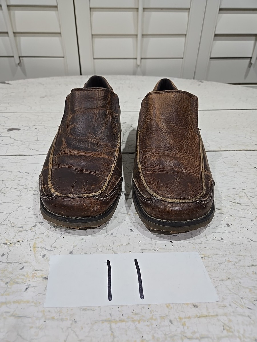 Bed|stu Loafers Mens Brown Leather Slip On Shoes Size 9 | eBay