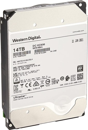 FESTPLATTE 14TB WD ULTRASTAR WUH721414ALE604 7200U/min 512MB SATA III 3.5'' Zoll - Bild 6 von 8