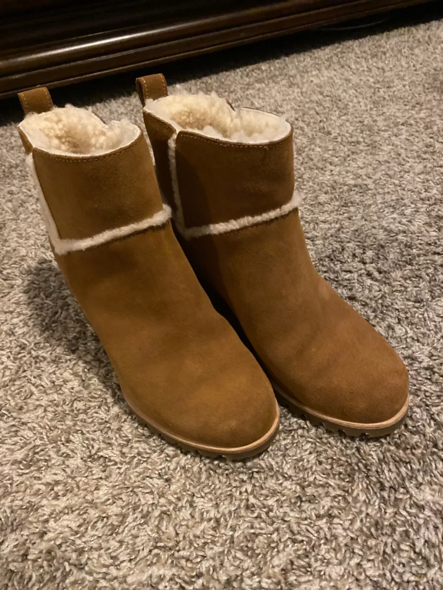 Ugg women's best sale marte wedge booties