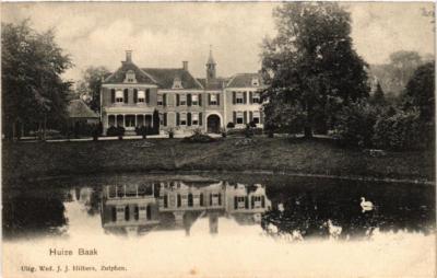 Old postcard AK ZUTPHEN Huize Baak NETHERLANDS (603009)