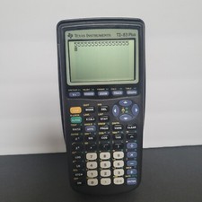 *Lines Screen ~ Texas Instruments ~ TI-83 Plus Graphing Math Calculator ~ Black