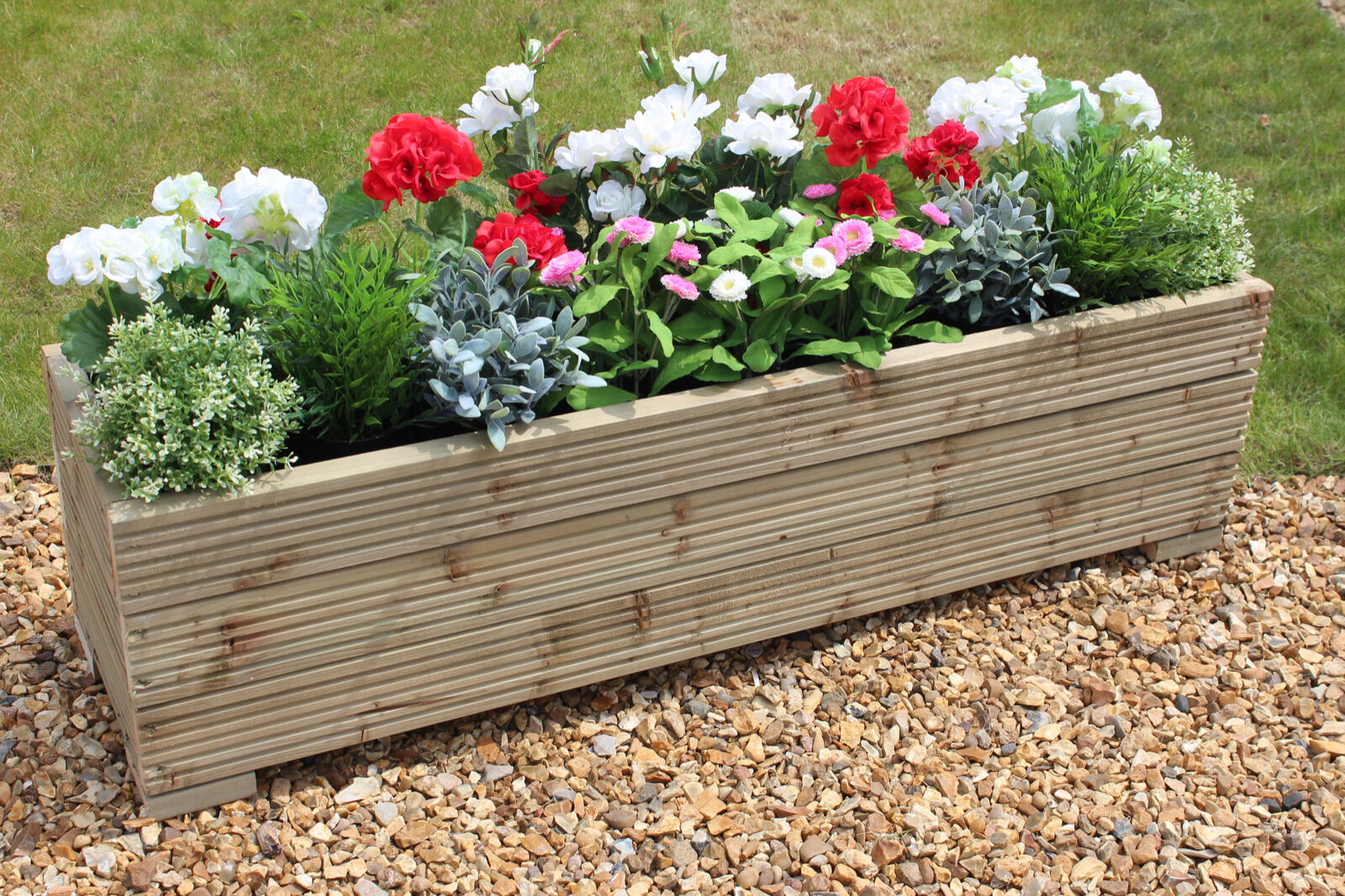 Flower & Plant Pots, Baskets & Window Boxes Wooden Wall Herb Planter ...