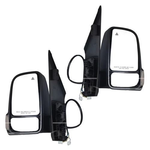 PAIR MIRROR FITS MERCEDES-BENZ SPRINTER 2500 2.0L 2.1L 3.0L 2019 2020 2021 2022 - Picture 2 of 4