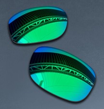 Green POLARIZED Replacement Lenses for Oakley Fives 3.0 Asian Fit Sunglasses