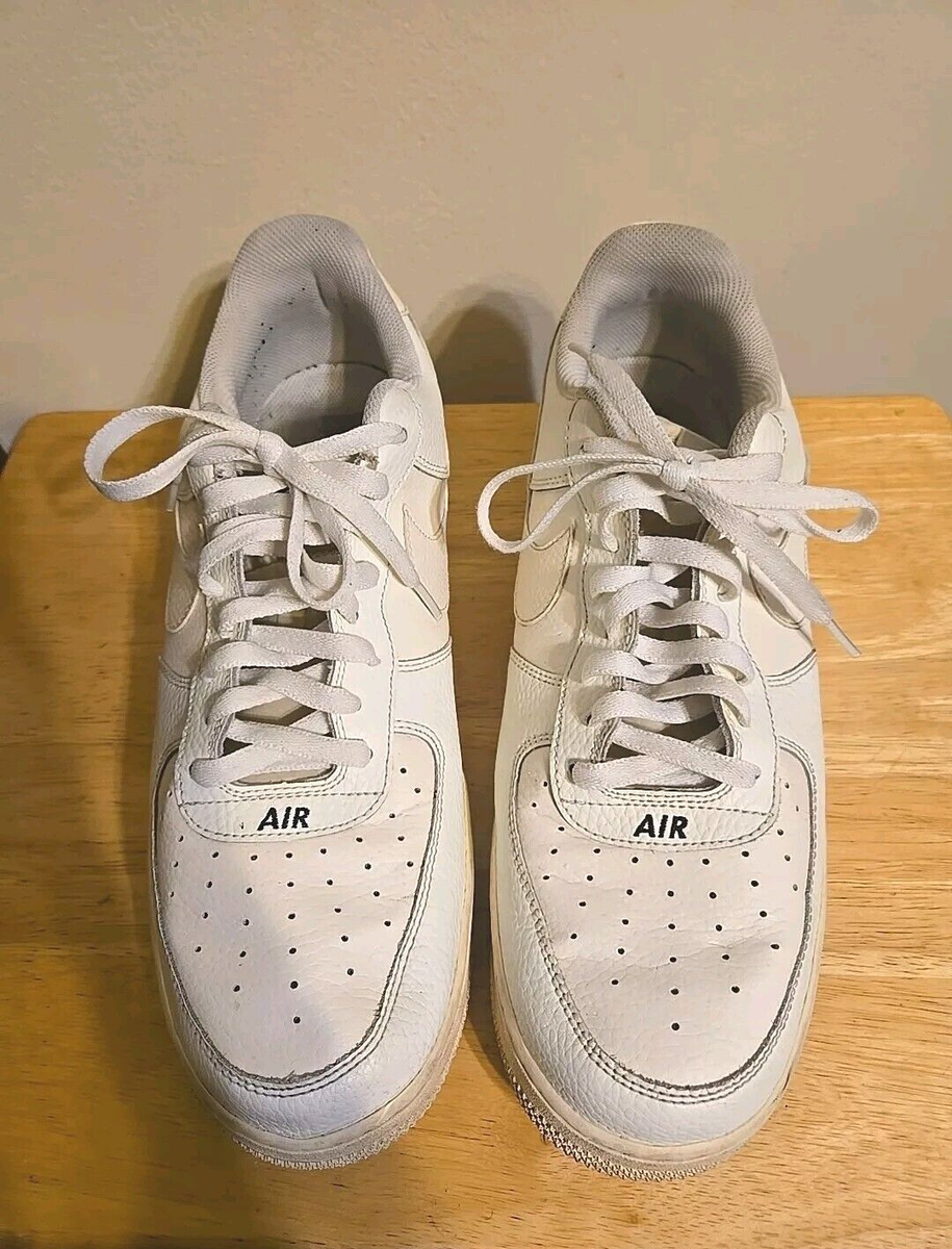 all white low top forces