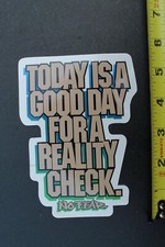 No Fear Clothing NF Today Reality Check Race Skateboards Vintage Surfing STICKER