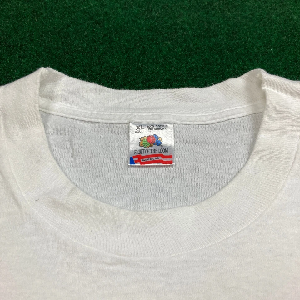 Camisa Byblos De Colección Para Hombres XL Blanca Azul Joven Feliz Sexy Diseñador Logo Años 90 EE. UU. Foto 4 de 4