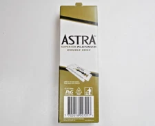 Astra razor blades made in St. Petersburg Russia old version 100 pc de blades!