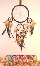 dcle22tri mix  / 20x Traumfänger ,10 Farben wählbar, 70cm lang Großhandel Preis