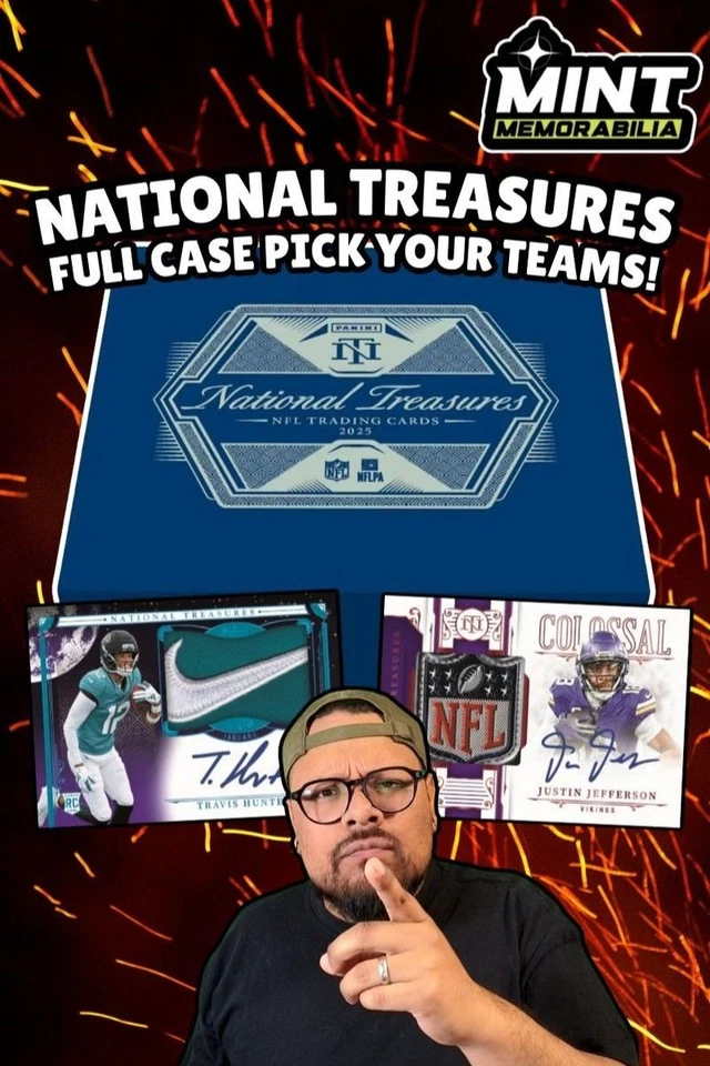 NATIONAL TREASURES FOOTBALL FULL CASE PYT & AUCTIONS!